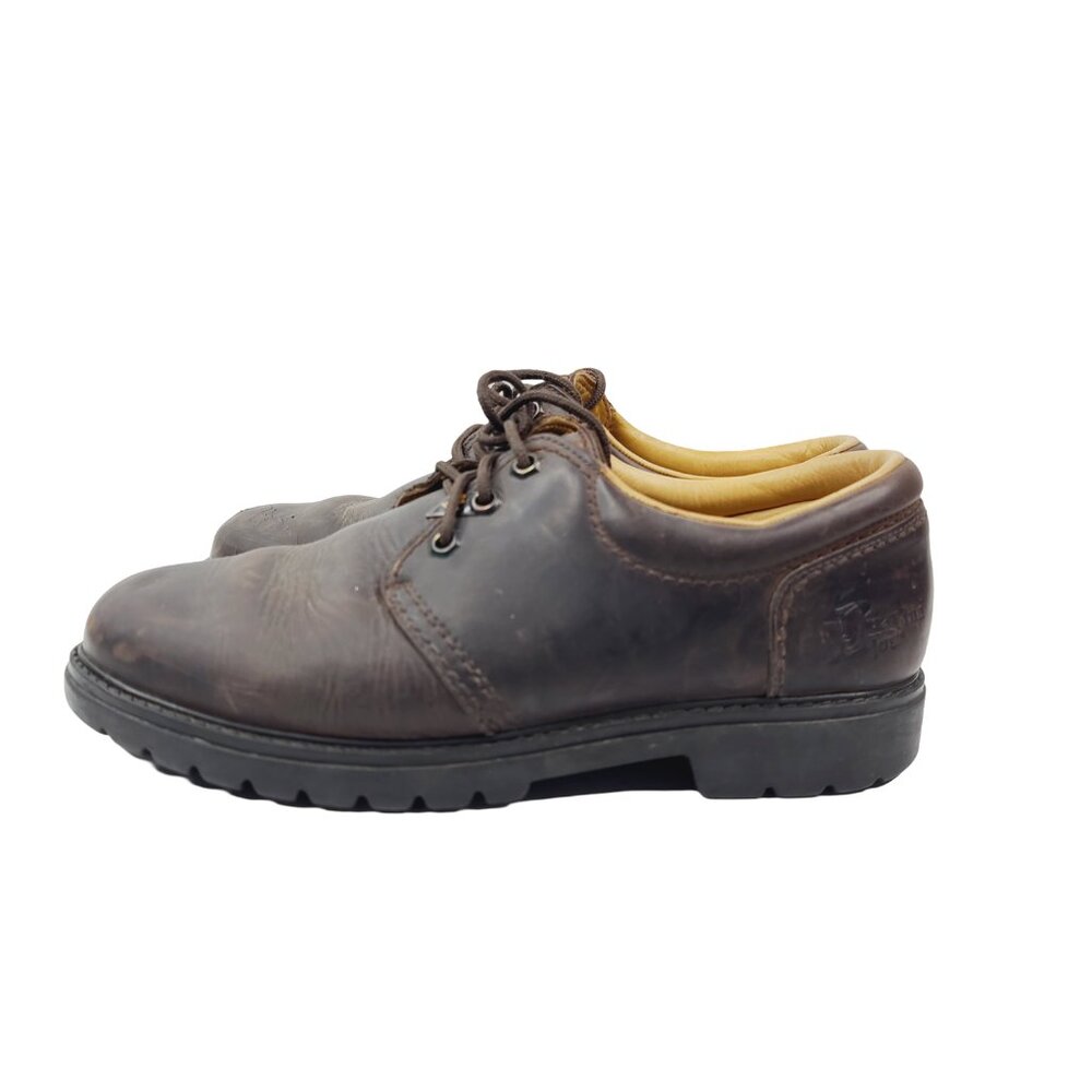Havana Joe Men's Brown Leather Lace-Up Oxford‎ Dress Shoes Size US 10.5 EUR 44